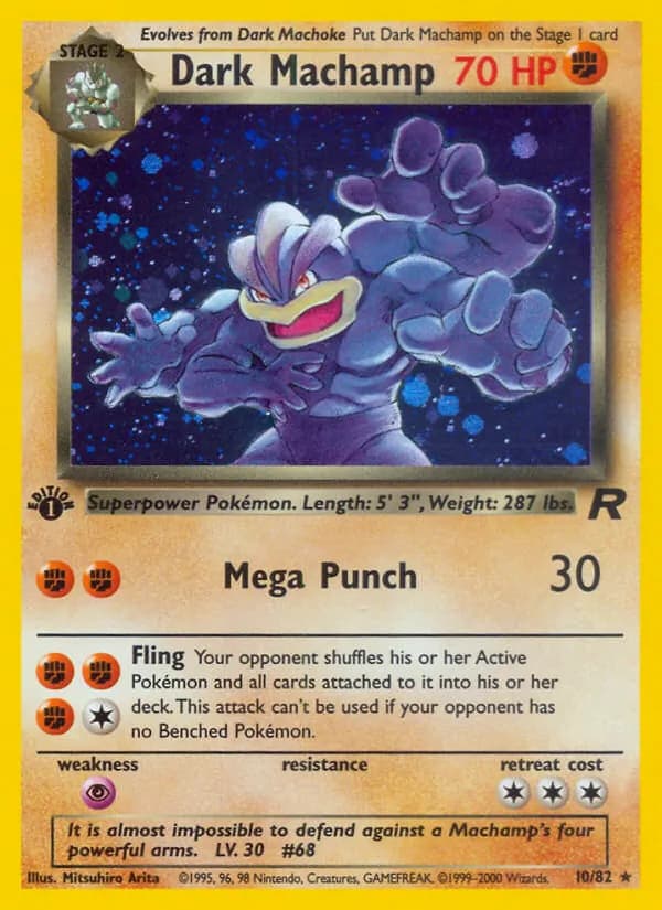 Dark Machamp – Team Rocket 10