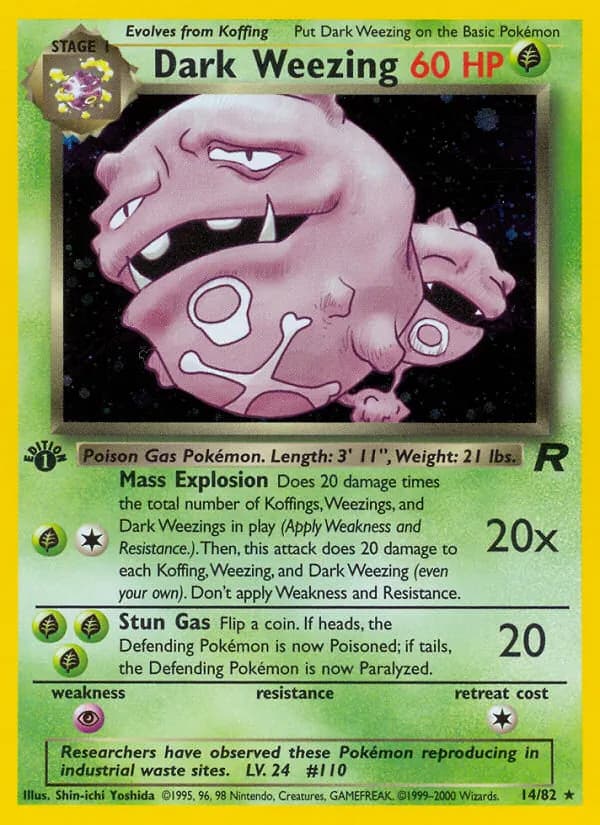 Dark Weezing – Team Rocket 14