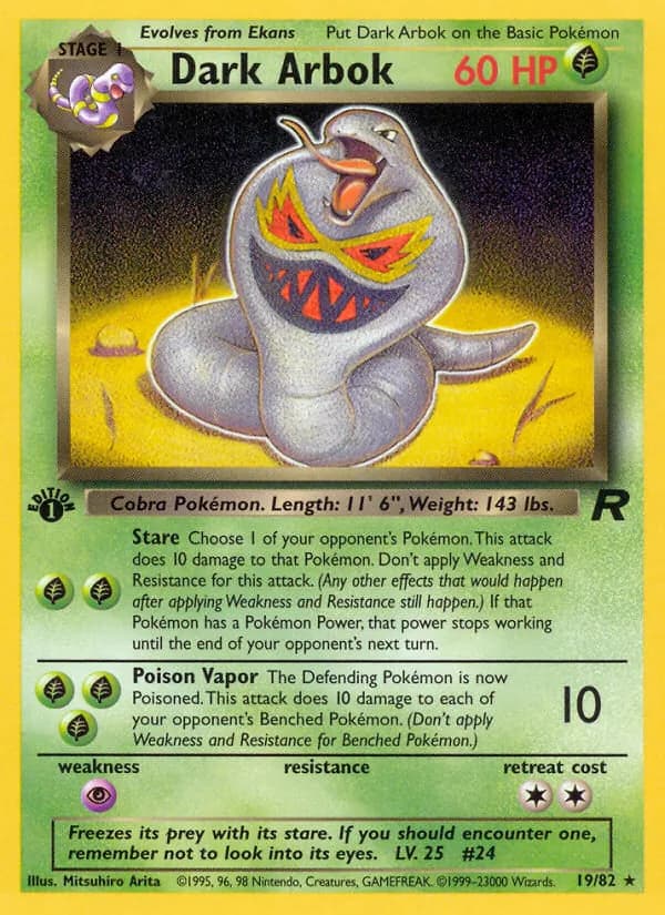 Dark Arbok – Team Rocket 19