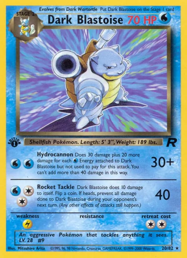 Dark Blastoise – Team Rocket 20