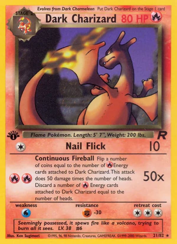 Dark Charizard – Team Rocket 21