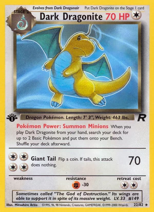 Dark Dragonite – Team Rocket 22