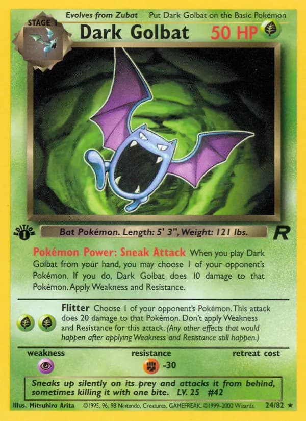 Dark Golbat – Team Rocket 24
