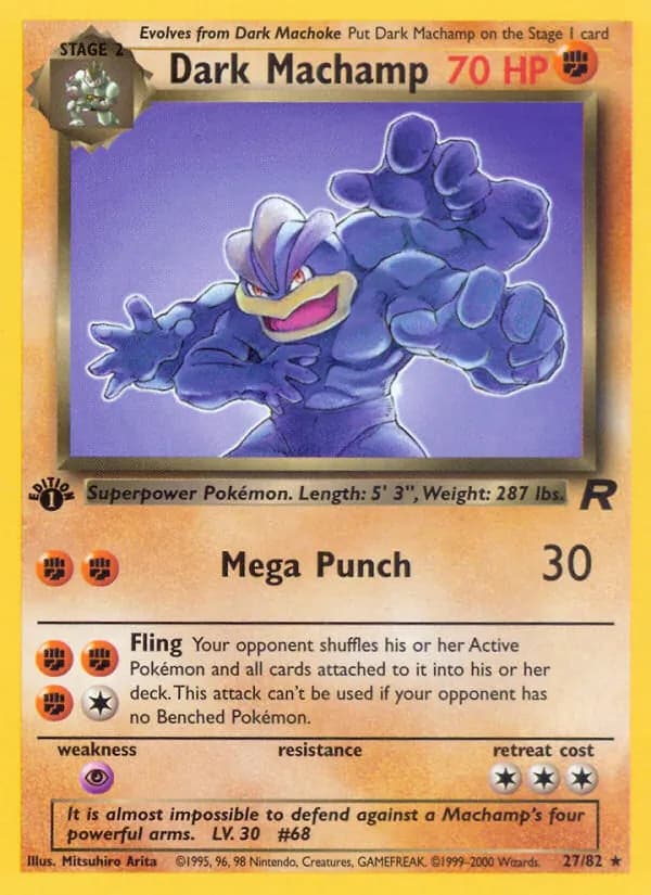 Dark Machamp – Team Rocket 27