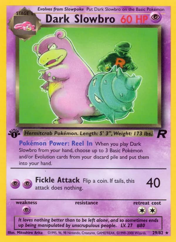 Dark Slowbro – Team Rocket 29