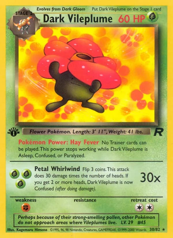 Dark Vileplume – Team Rocket 30