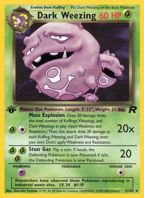 Dark Weezing – Team Rocket 31
