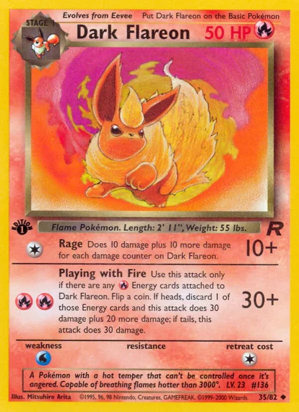 Dark Flareon – Team Rocket 35
