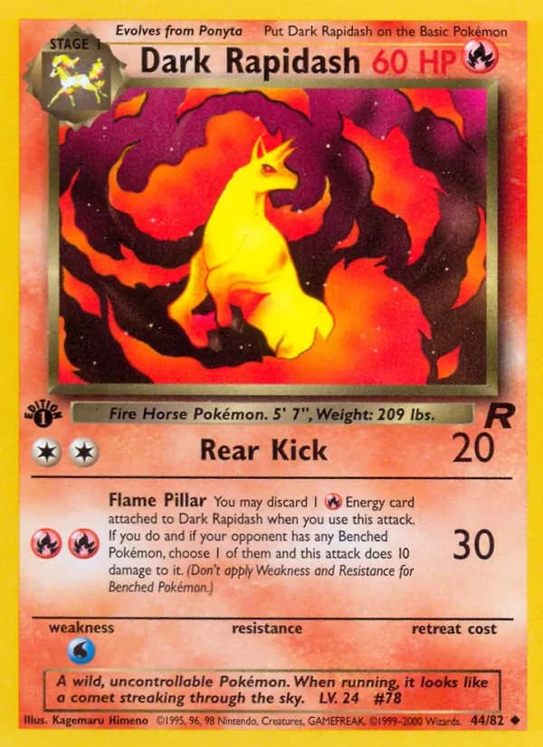 Dark Rapidash – Team Rocket 44
