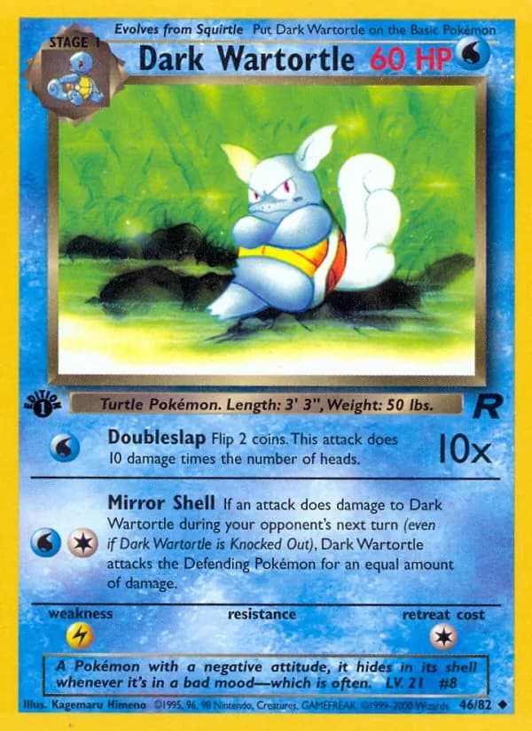 Dark Wartortle – Team Rocket 46