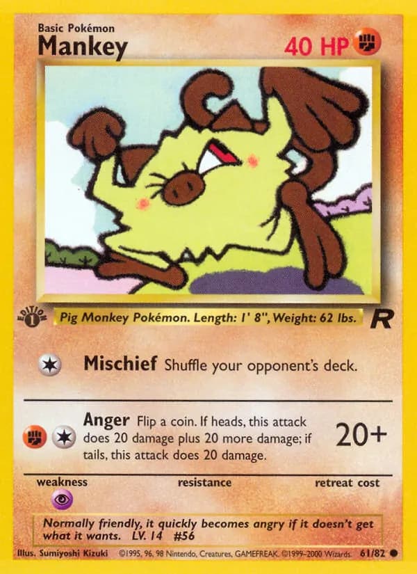 Mankey – Team Rocket 61