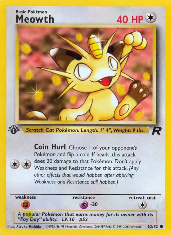 Meowth – Team Rocket 62