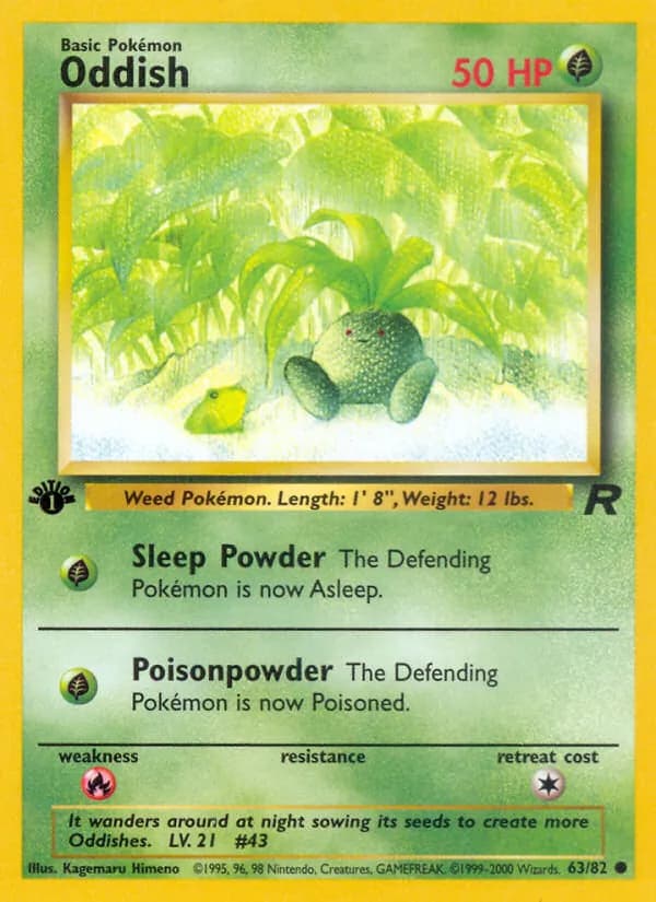 Oddish – Team Rocket 63