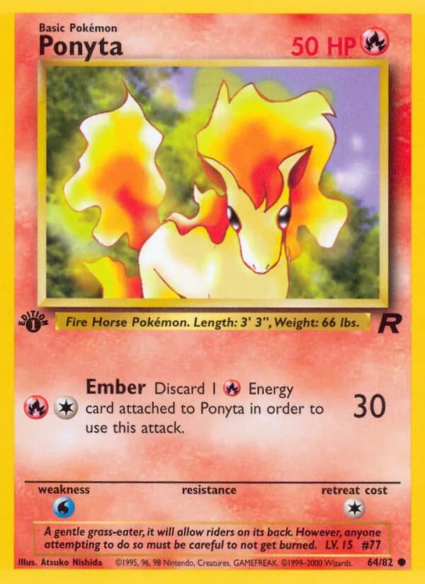 Ponyta – Team Rocket 64