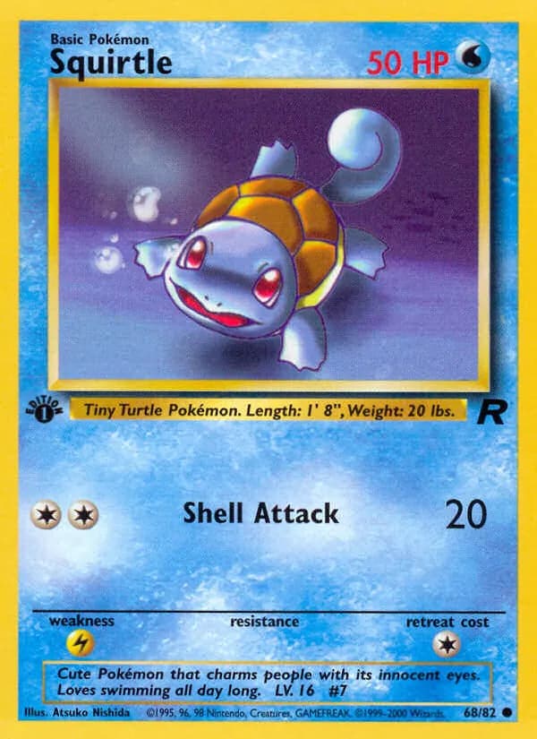 Squirtle – Team Rocket 68