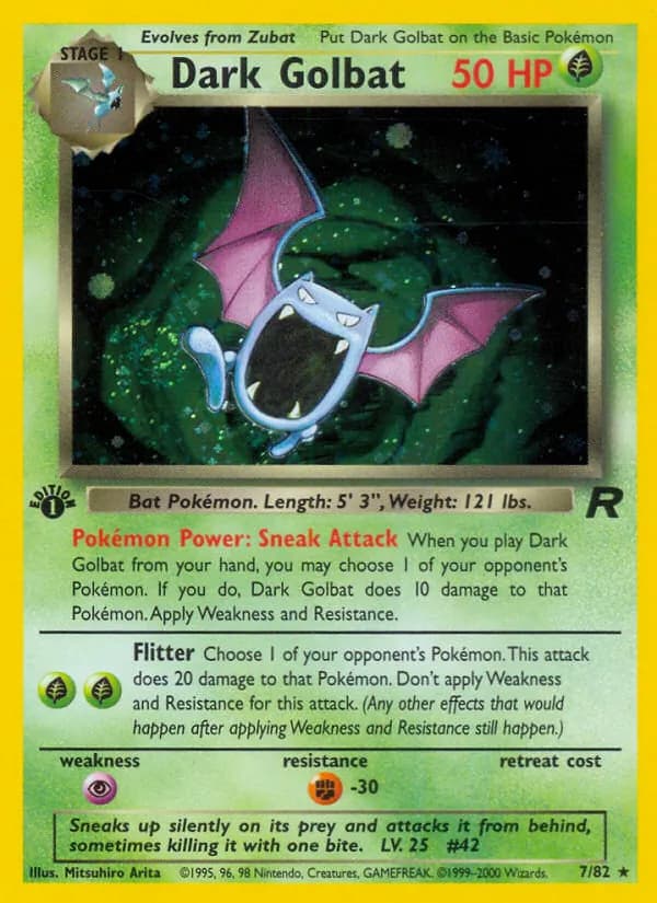 Dark Golbat – Team Rocket 7
