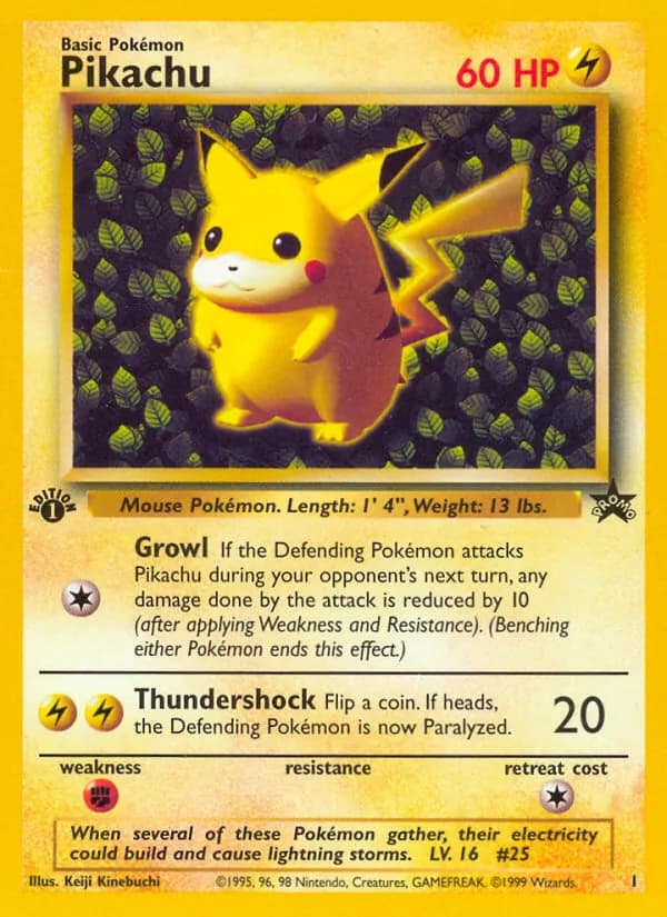 Pikachu – Wizards Black Star Promos 1