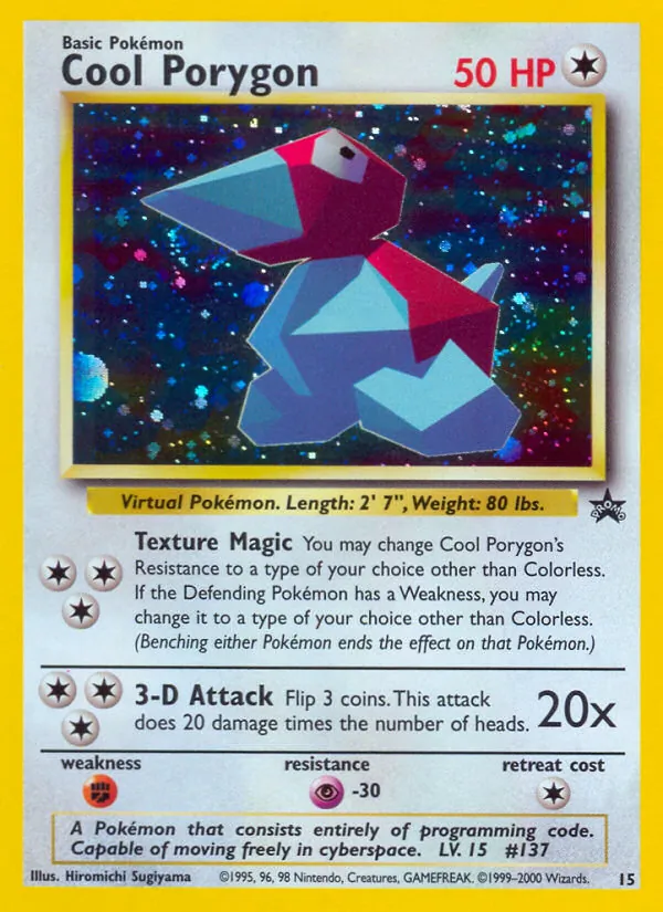 Cool Porygon – Wizards Black Star Promos 15