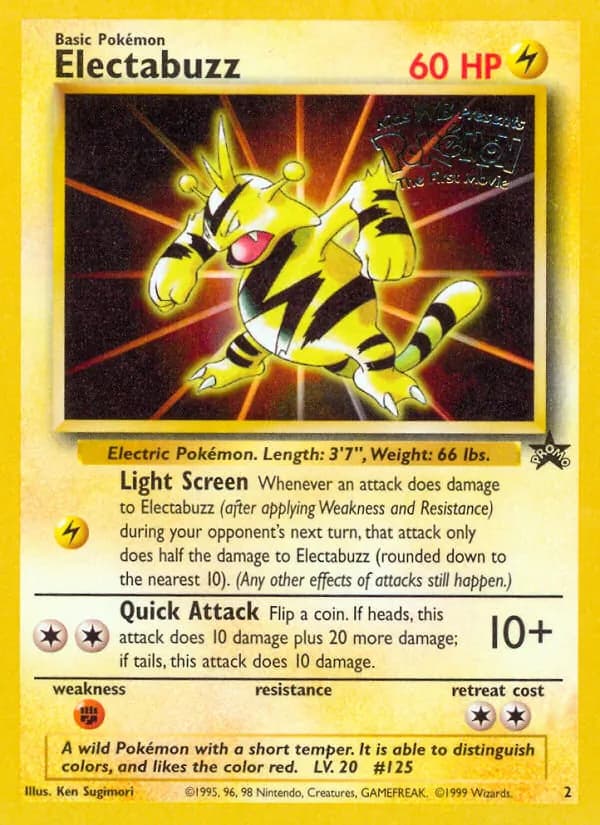 Electabuzz – Wizards Black Star Promos 2