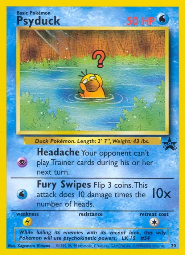 Psyduck – Wizards Black Star Promos 20