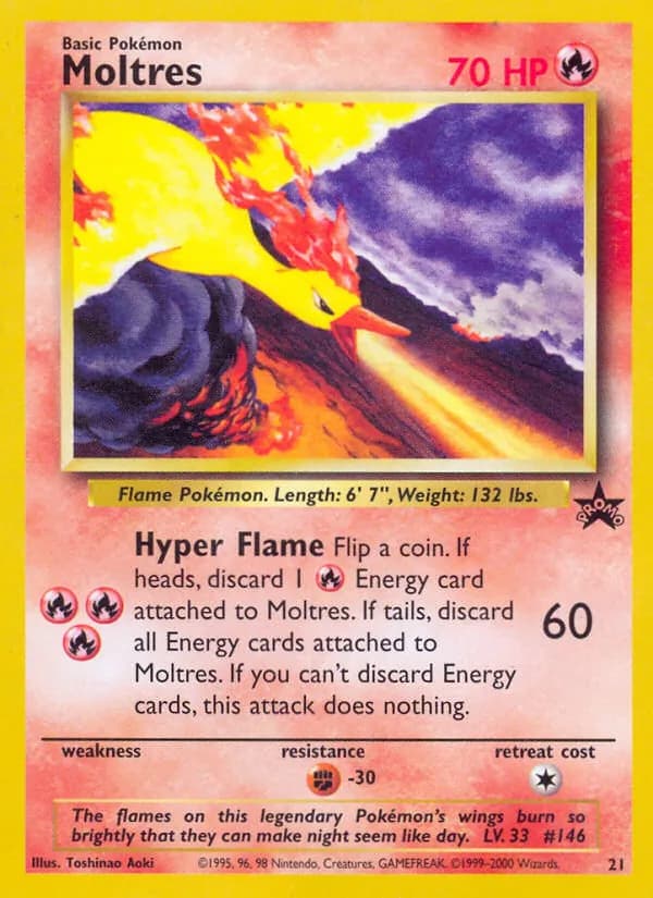 Moltres – Wizards Black Star Promos 21