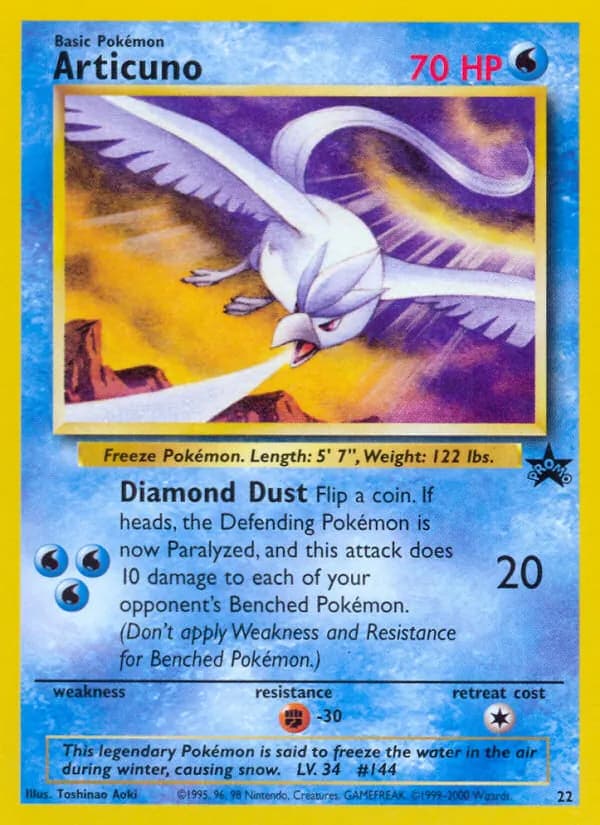 Articuno – Wizards Black Star Promos 22
