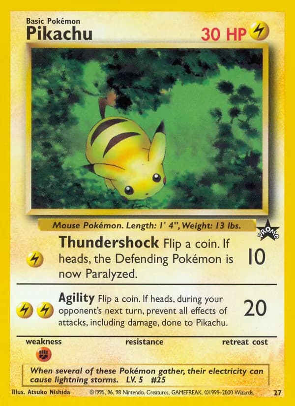 Pikachu – Wizards Black Star Promos 27