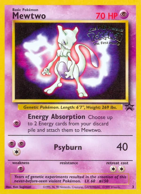 Mewtwo – Wizards Black Star Promos 3