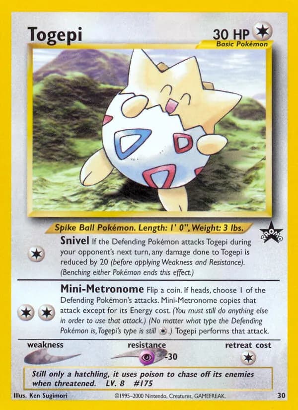 Togepi – Wizards Black Star Promos 30