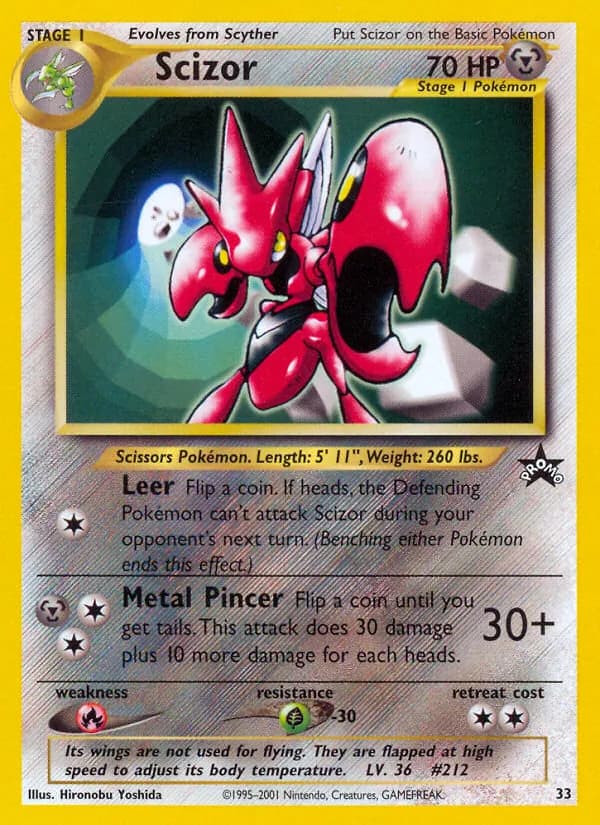 Scizor – Wizards Black Star Promos 33