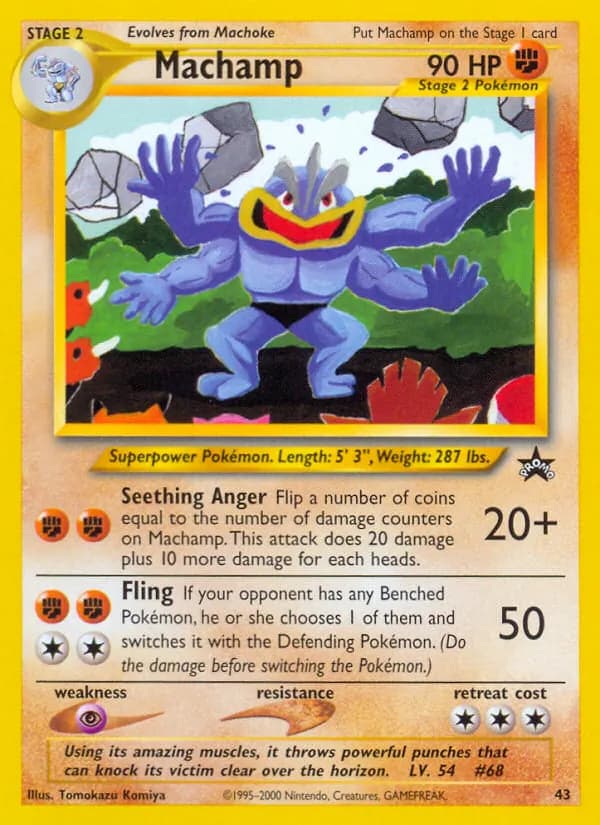 Machamp – Wizards Black Star Promos 43