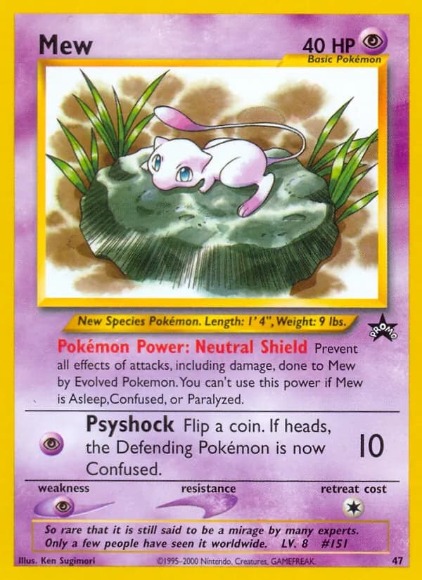 Mew – Wizards Black Star Promos 47