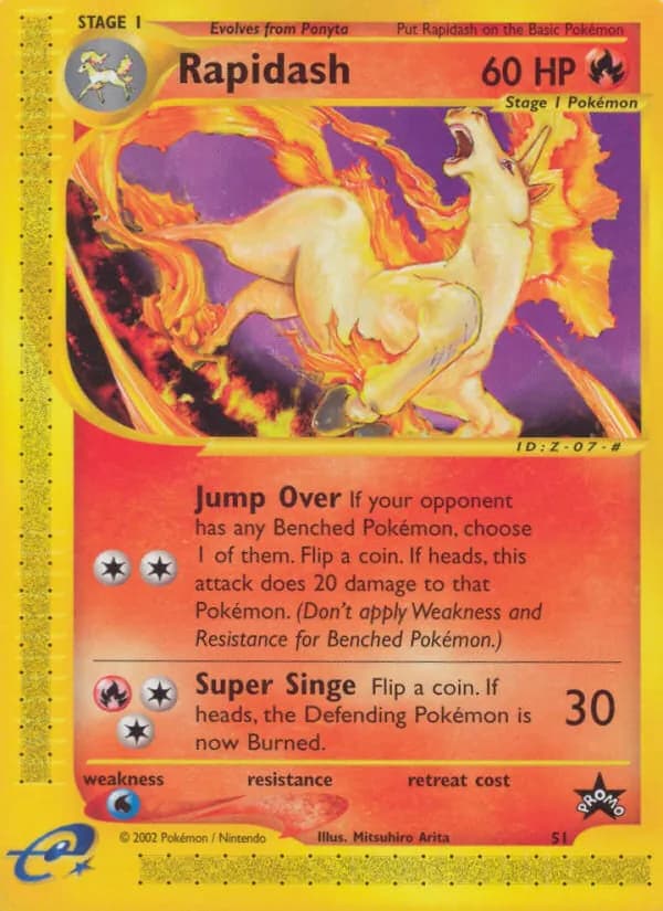 Rapidash – Wizards Black Star Promos 51