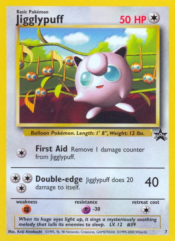 Jigglypuff – Wizards Black Star Promos 7