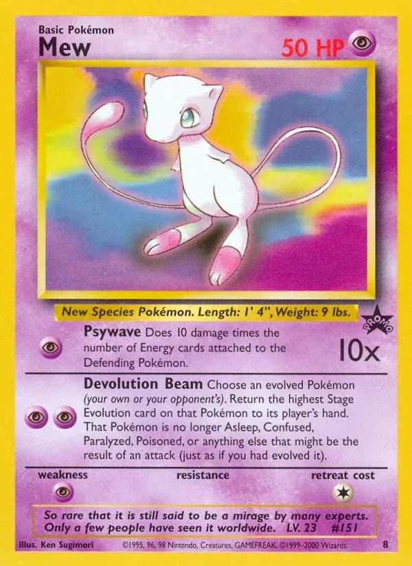 Mew – Wizards Black Star Promos 8