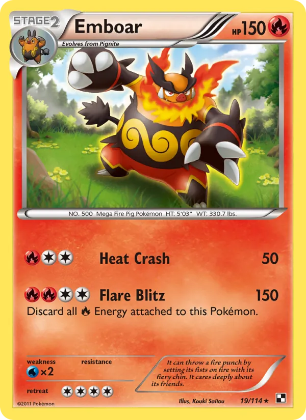 Emboar – Black & White 19