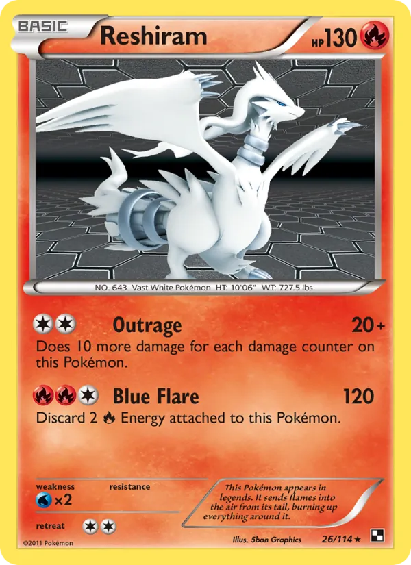 Reshiram – Black & White 26