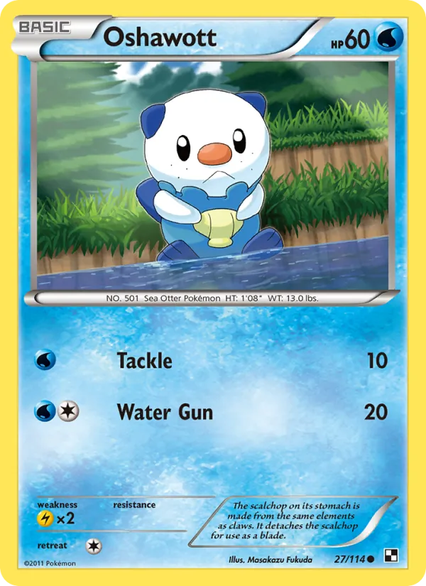 Oshawott – Black & White 27