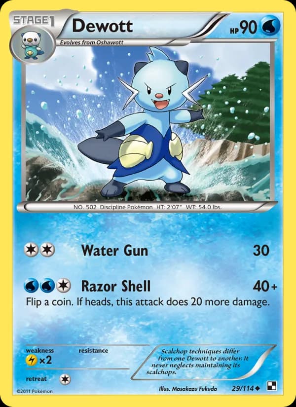 Dewott – Black & White 29
