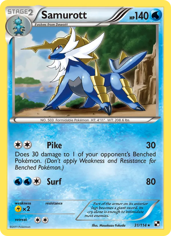 Samurott – Black & White 31