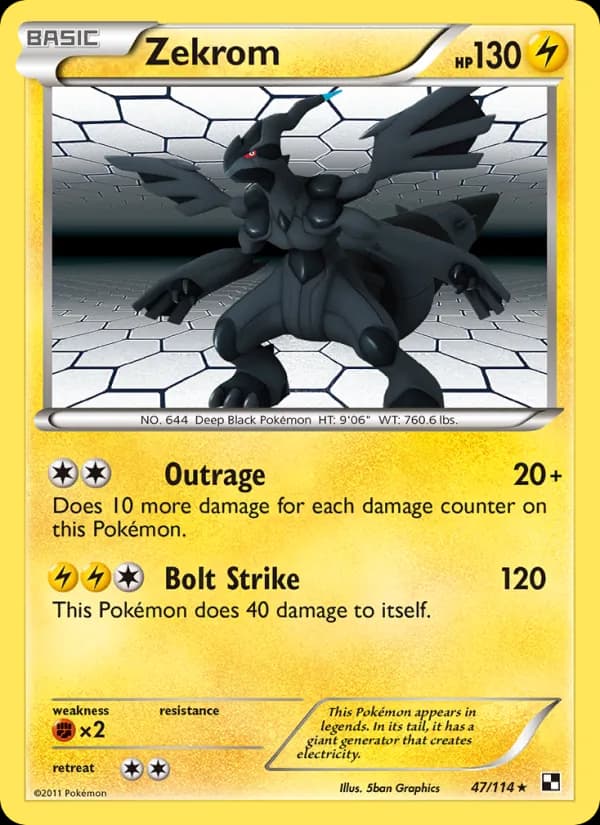 Zekrom – Black & White 47