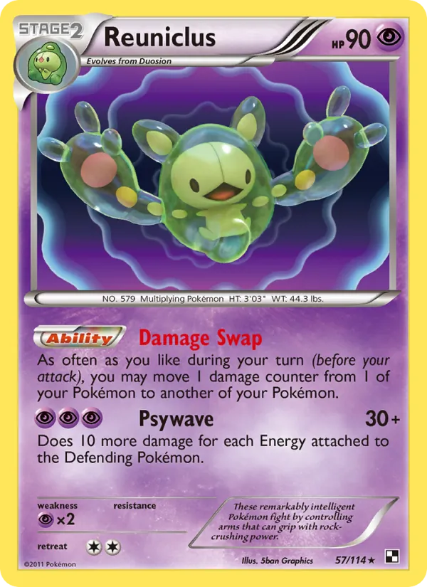 Reuniclus – Black & White 57
