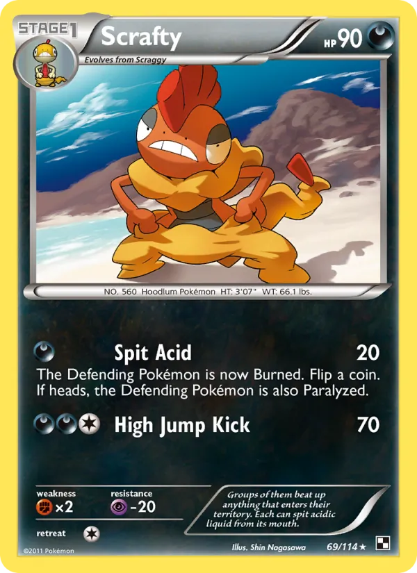 Scrafty – Black & White 69
