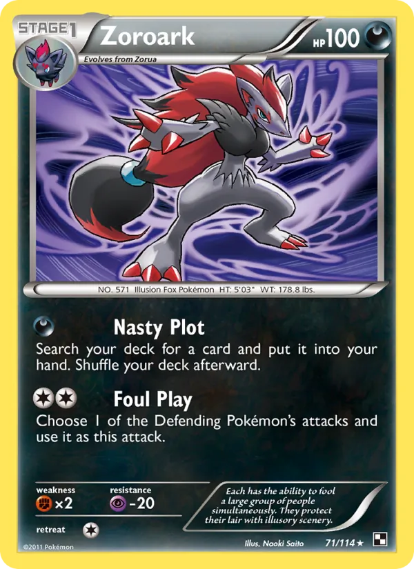 Zoroark – Black & White 71