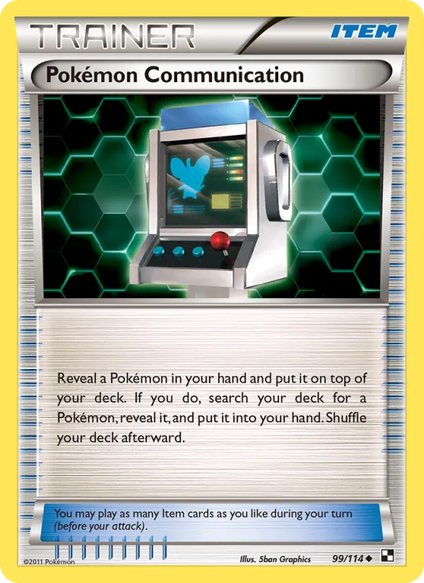 Pokémon Communication – Black & White 99