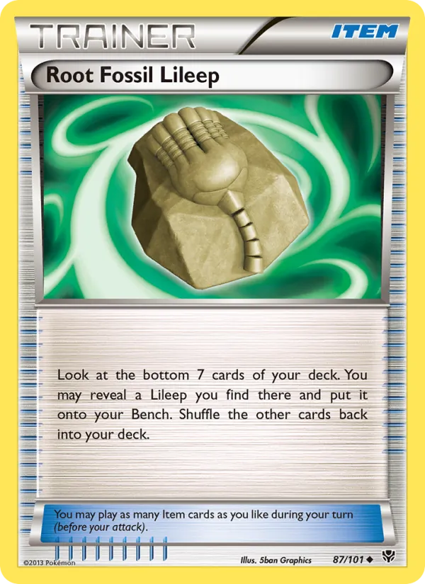 Root Fossil Lileep – Plasma Blast 87