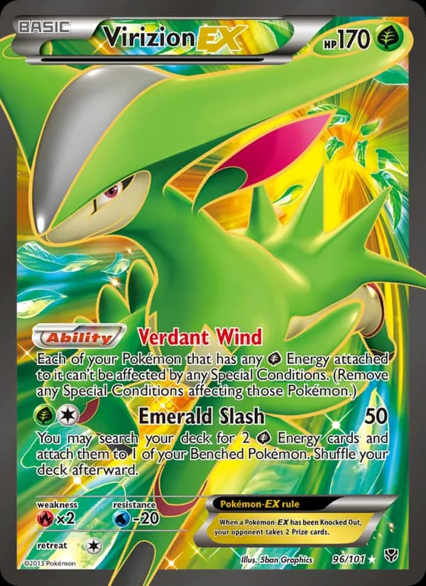 Virizion-EX – Plasma Blast 96