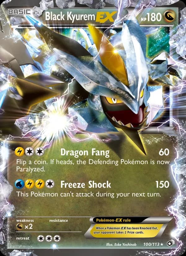 Black Kyurem-EX – Legendary Treasures 100