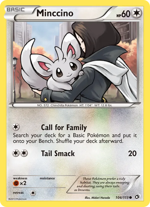 Minccino – Legendary Treasures 104
