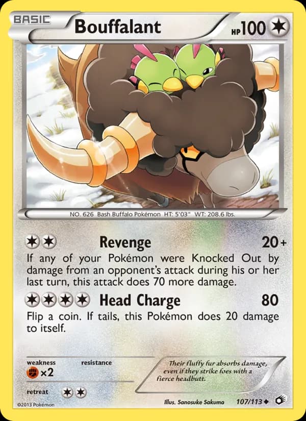Bouffalant – Legendary Treasures 107